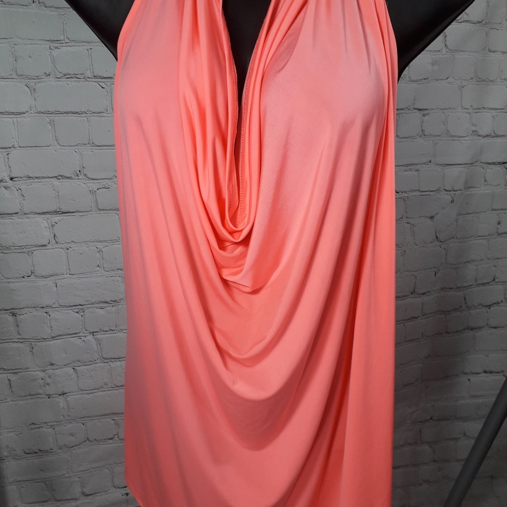 Drape front top